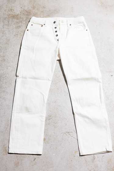 Levi's White Levi's Denim - Button fly