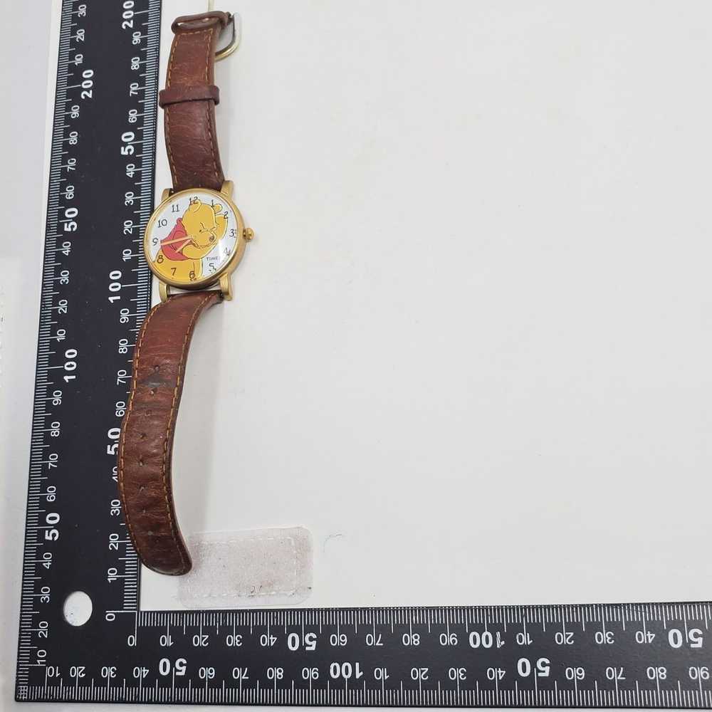 Disney Disney Timex Winnie the Pooh Gold Toned Wa… - image 7