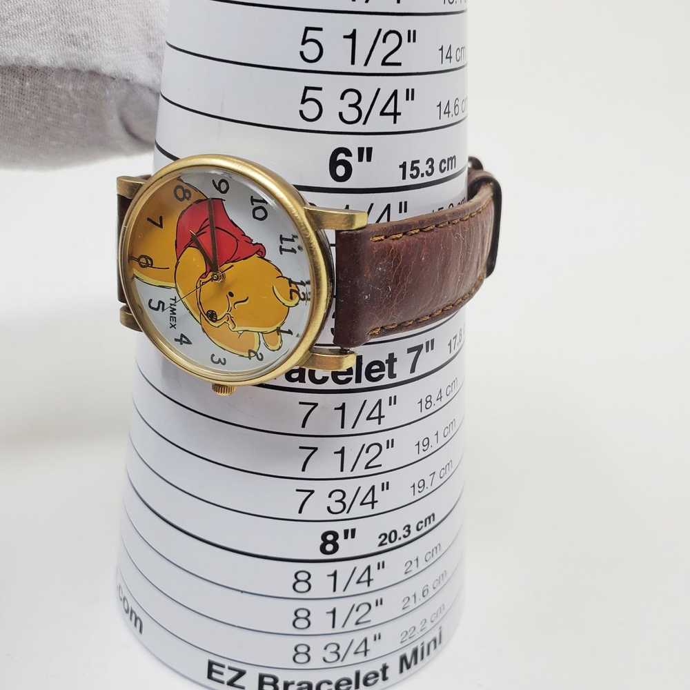 Disney Disney Timex Winnie the Pooh Gold Toned Wa… - image 9