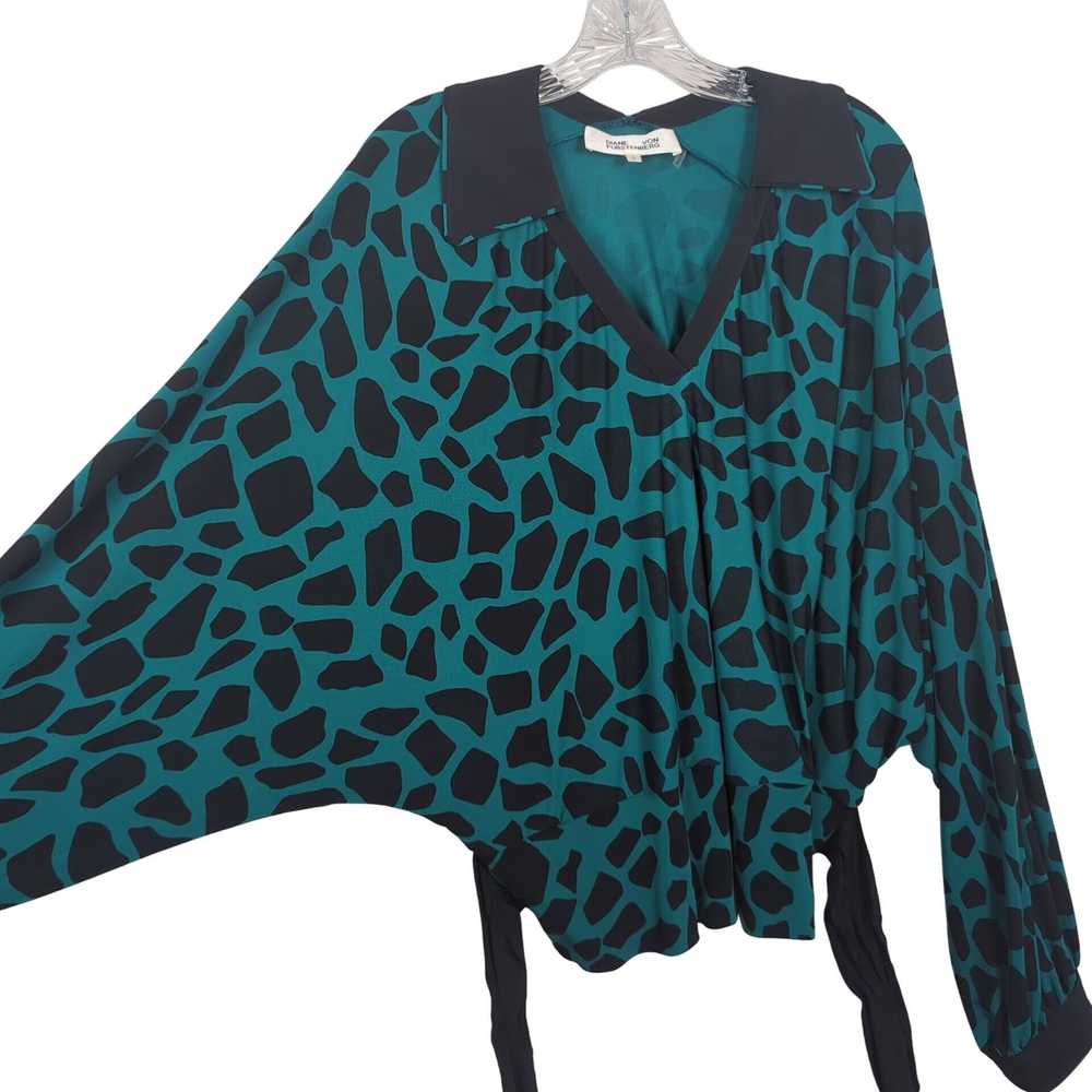 Diane von Furstenberg Diane Von Furstenberg Teal … - image 7