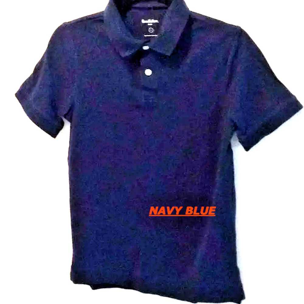 1 GOODFELLOW MEN’S NAVY COLLARED SHIRT Sz SMALL - image 1