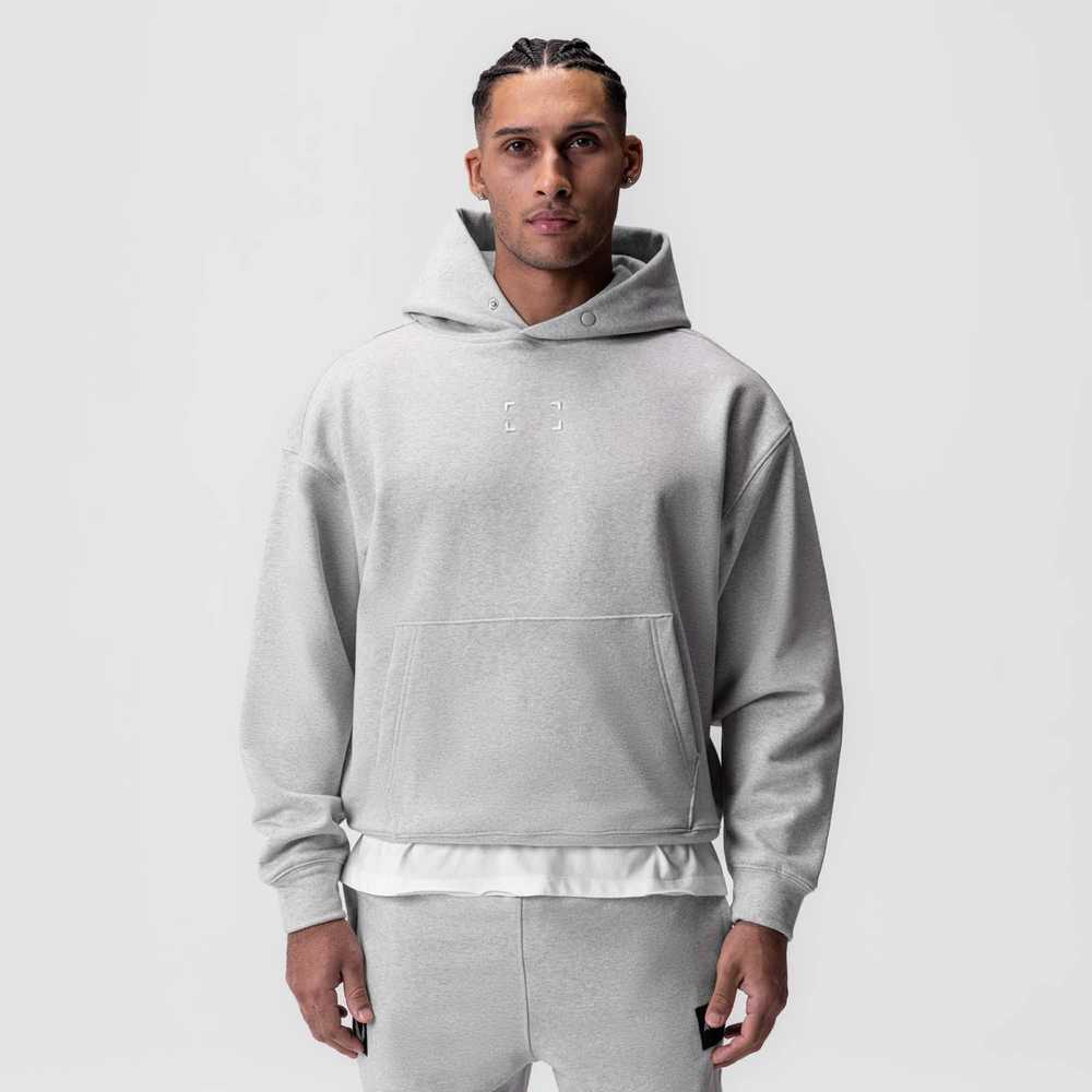 ASRV 0648. Tech-Terry™ Hoodie - Heather Grey "Spa… - image 1