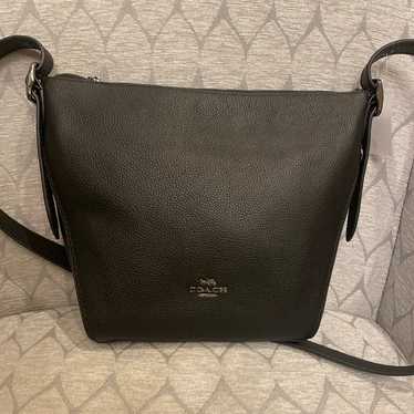 Coach Dufflette Leather Crossbody Bag - image 1