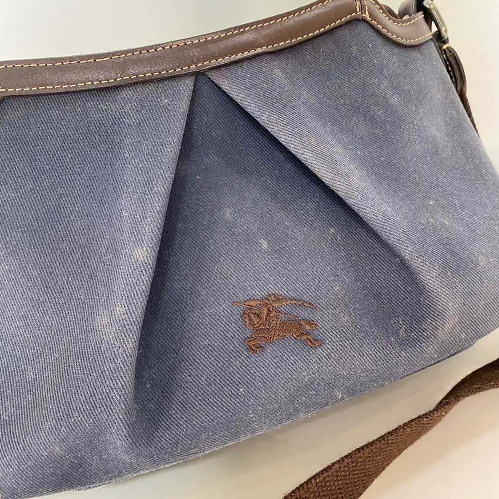 Burberry Blue Label Shoulder Bag Horse Logo Nova … - image 2