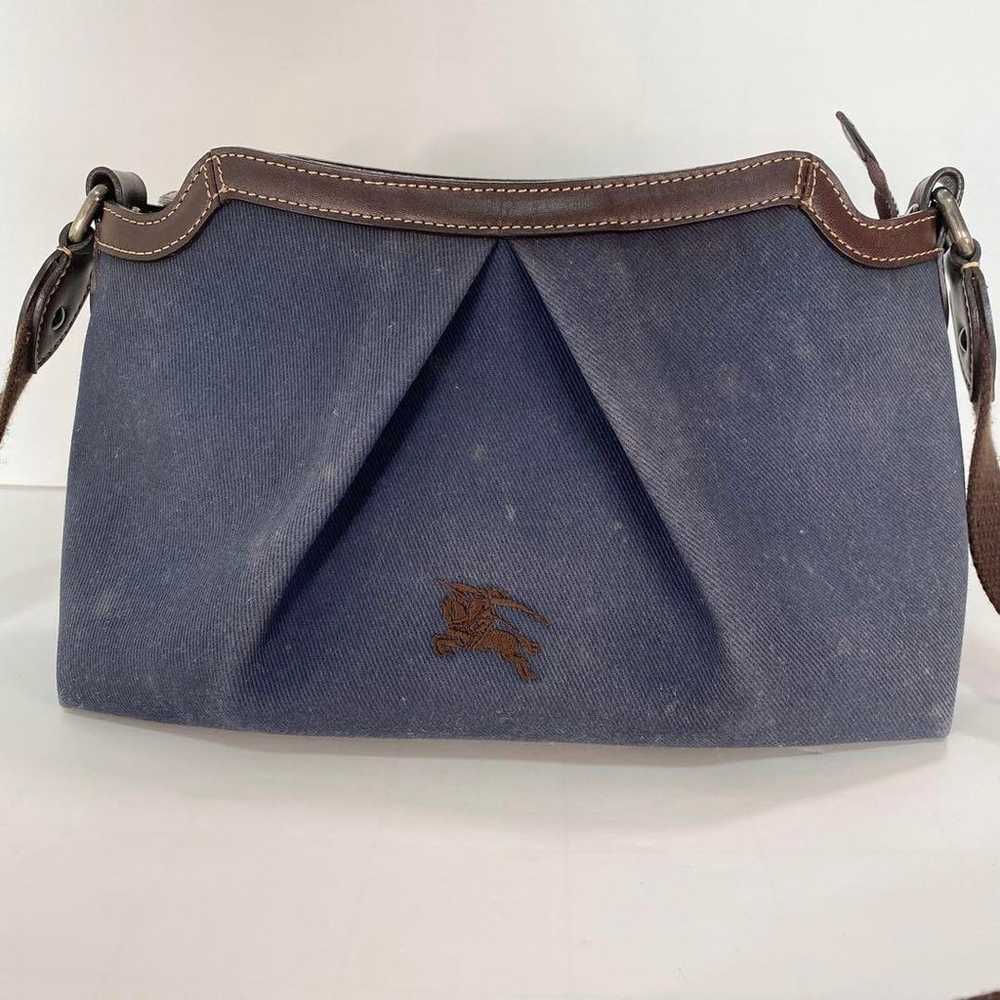 Burberry Blue Label Shoulder Bag Horse Logo Nova … - image 4