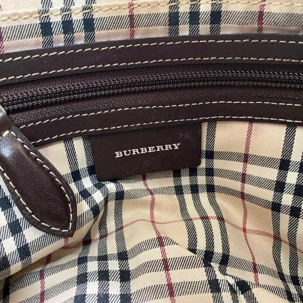 Burberry Blue Label Shoulder Bag Horse Logo Nova … - image 9