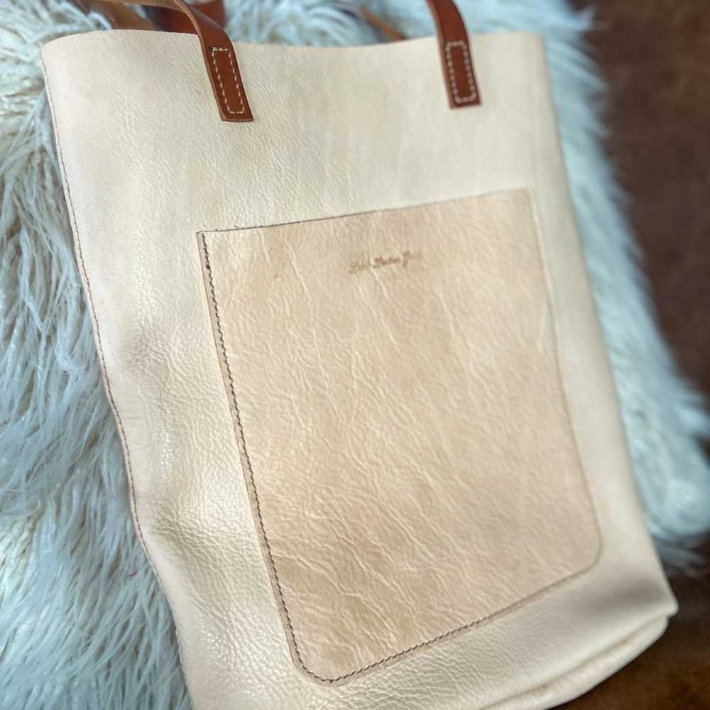 Lamb Leather Goods Laptop Tote - image 9