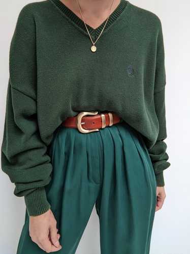 90s Nautica Evergreen Sweater