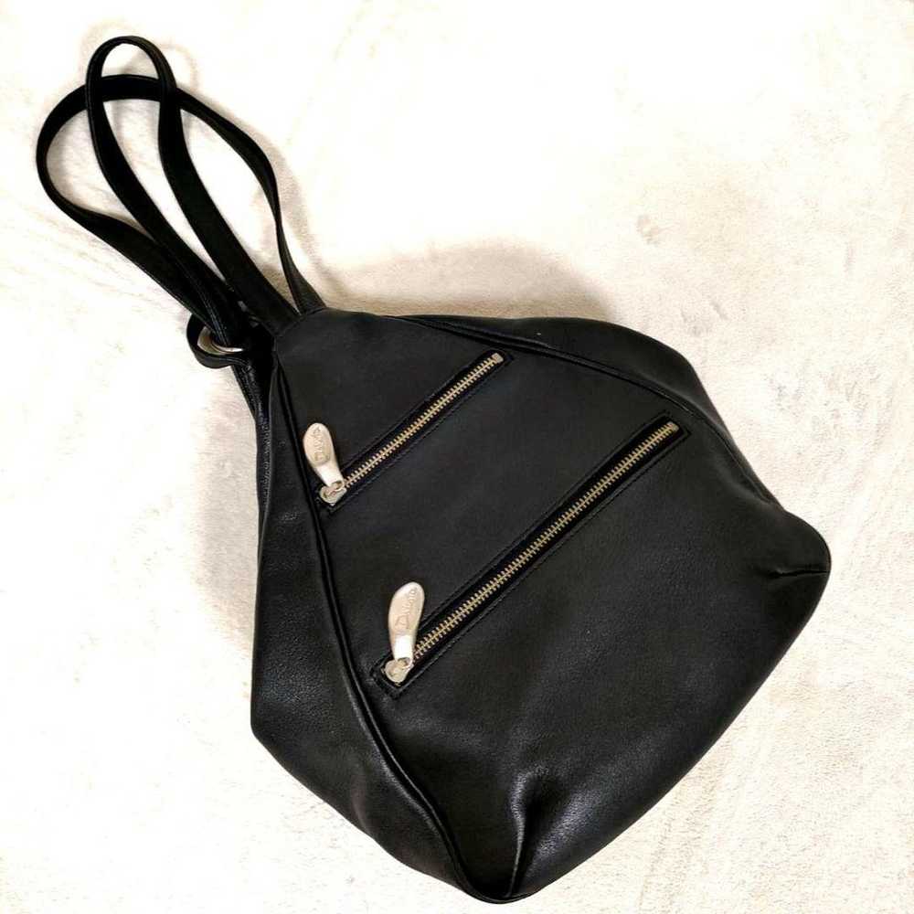 Rare Dakota 2way Backpack Shoulder Bag All Leathe… - image 12