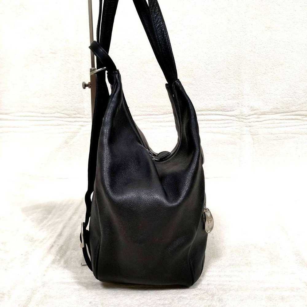 Rare Dakota 2way Backpack Shoulder Bag All Leathe… - image 4