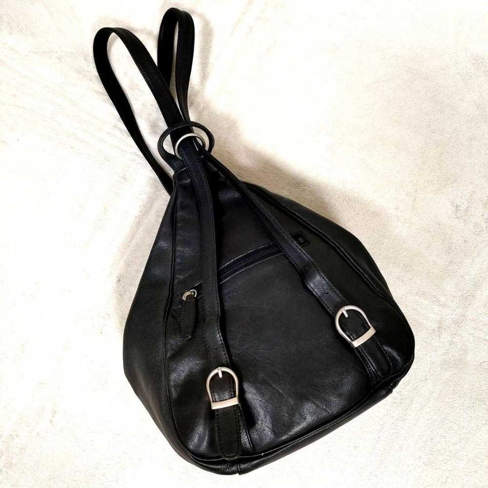 Rare Dakota 2way Backpack Shoulder Bag All Leathe… - image 7