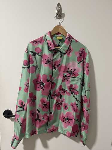 AriZona Arizona Iced Tea Silk Button Up Shirt Medi