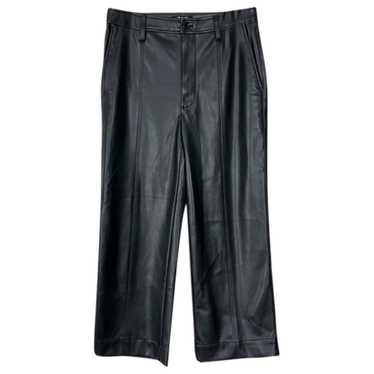 Madewell Vegan leather trousers