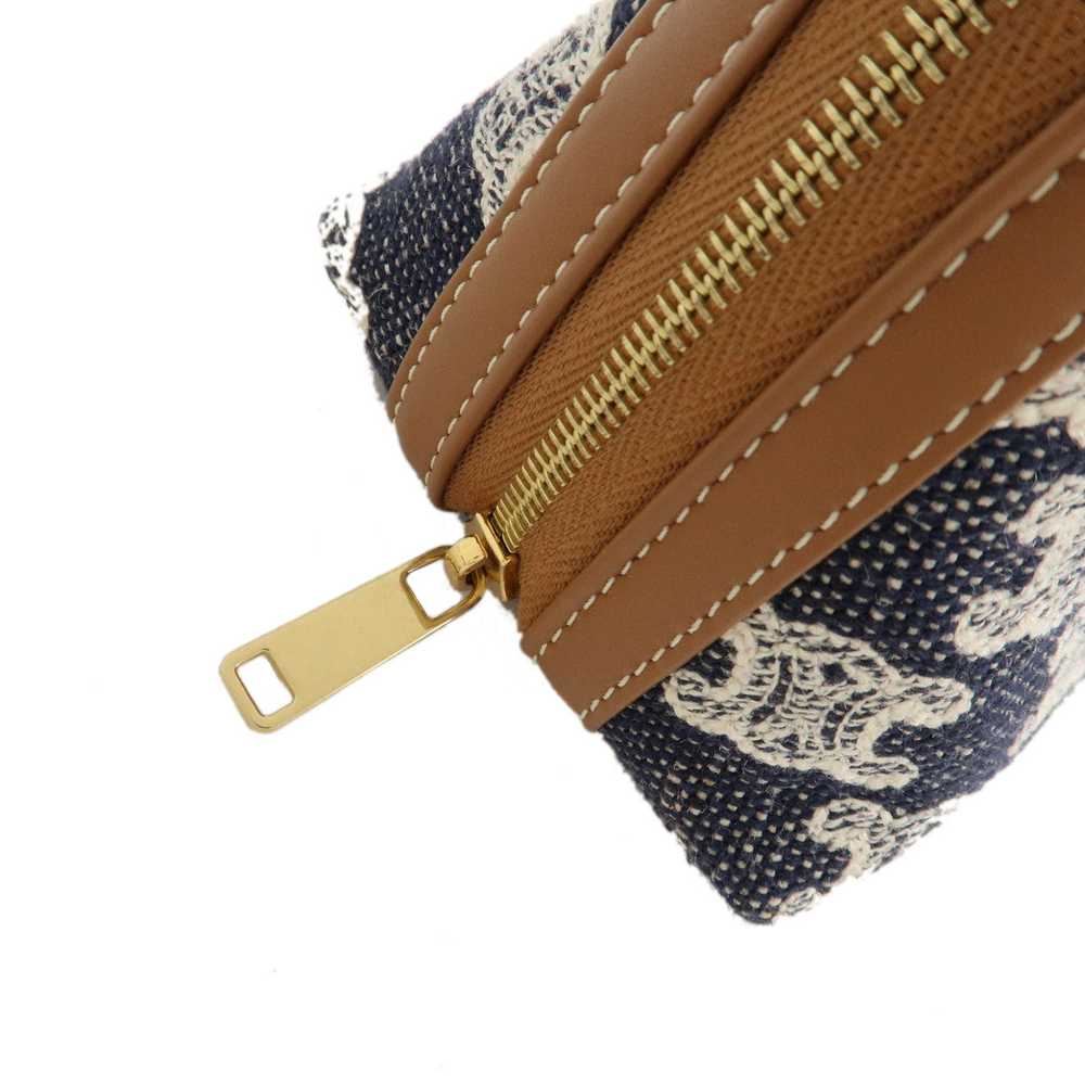 CELINE Macadam Denim Leather Chain Shoulder Pouch… - image 8