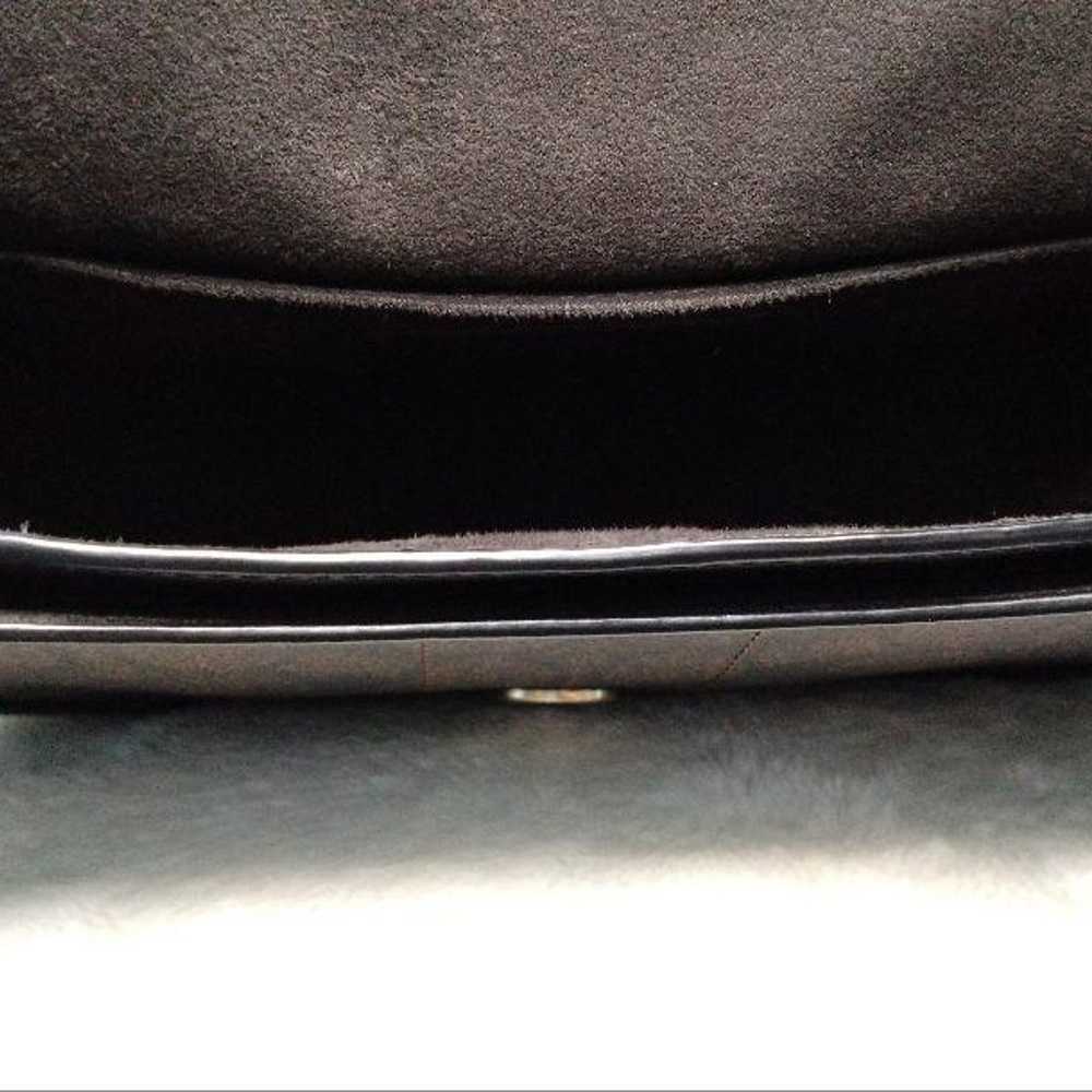 Coach shoulder bag black leather - image 5