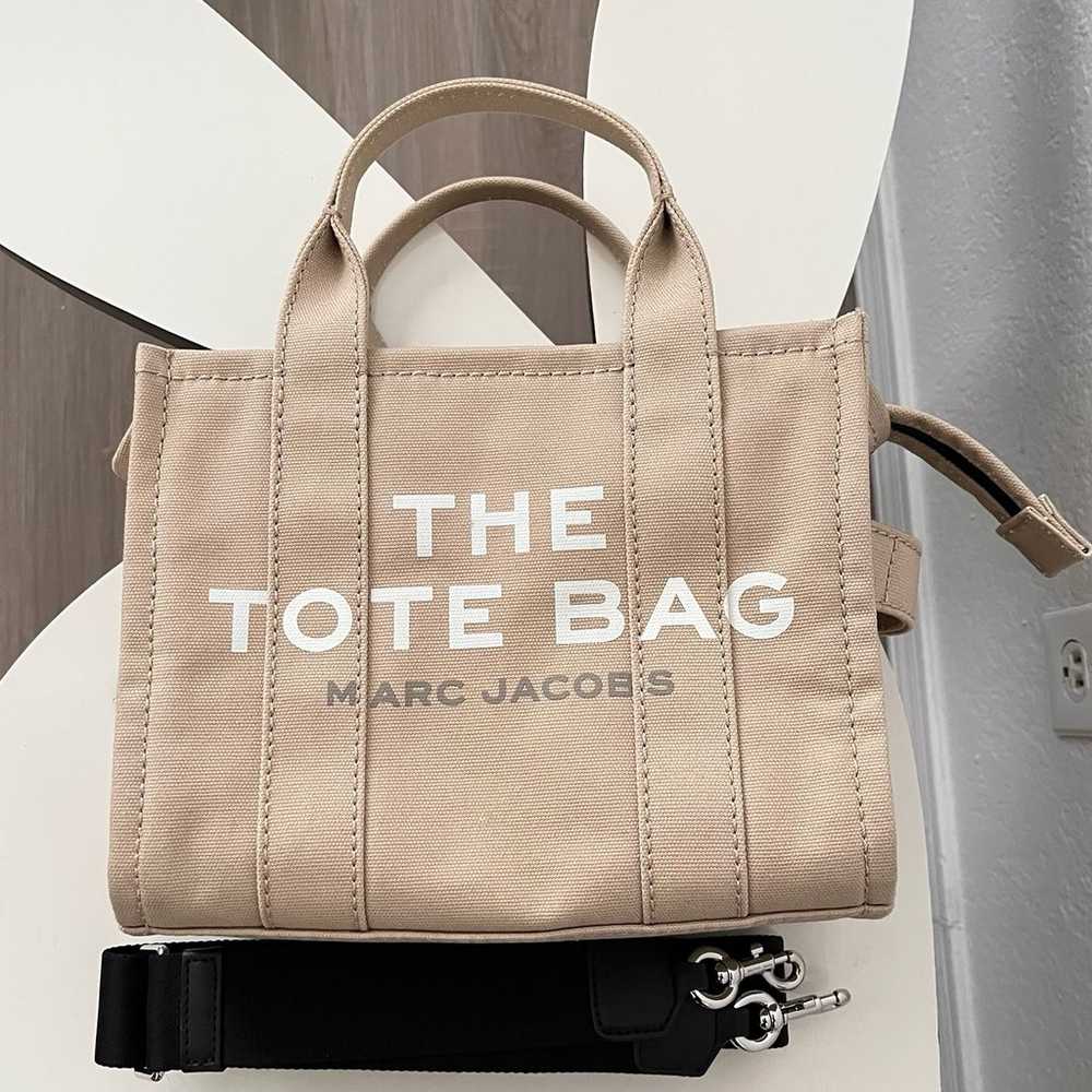 Marc Jacobs The Canvas Beige Small Tote Bag Shoul… - image 1