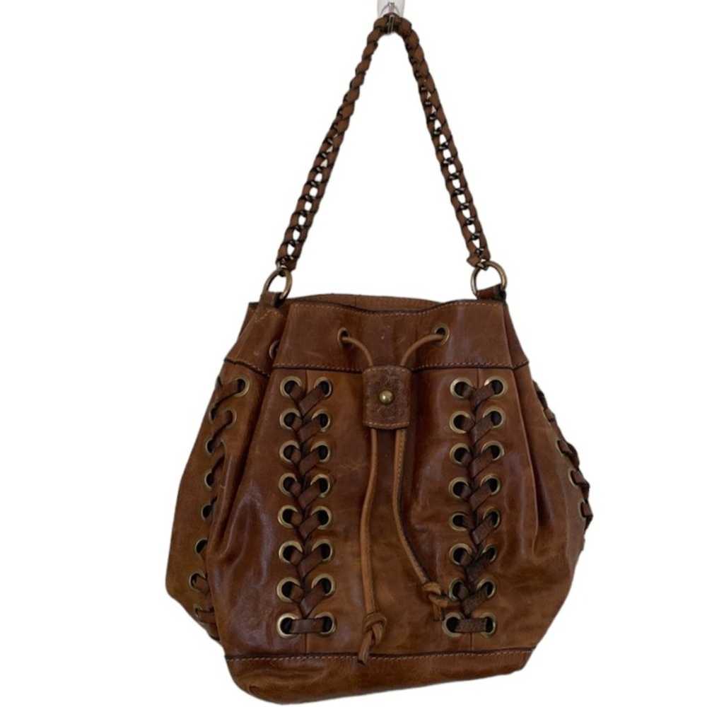 Patricia Nash Martina Brown Bucket Bag - image 1