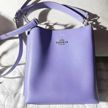 COACH purple shoulder bag - image 1