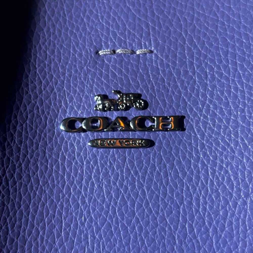 COACH purple shoulder bag - image 2