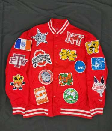 Ncaa × Supreme Supreme 07 NCAA Varsity Jacket RAR… - image 1