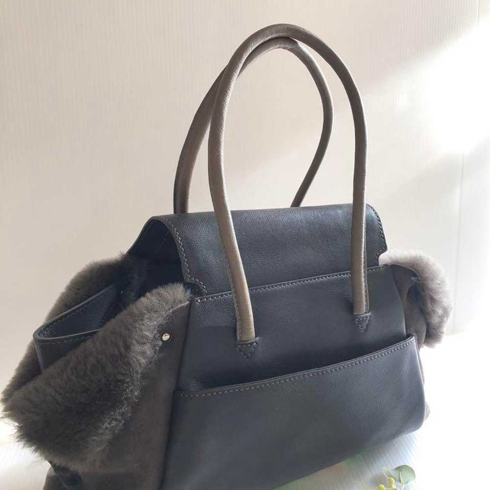 Potior Goat Leather Mouton Tote Bag can be worn o… - image 5