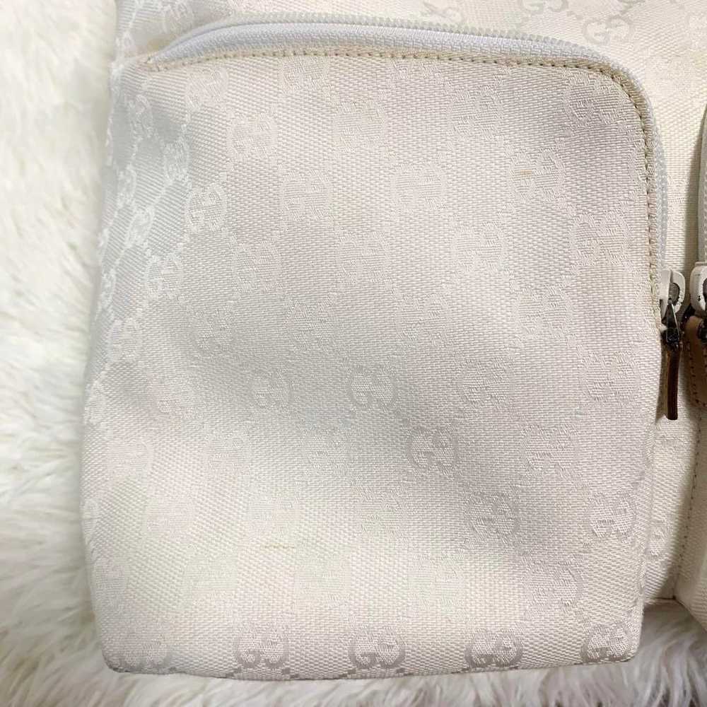 【Rare】Gucci One-Shoulder Bag Half Moon GG Canvas … - image 10