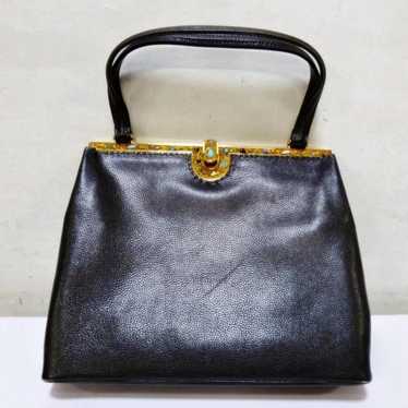 HAMANO handbag, formal, leather, designated by th… - image 1