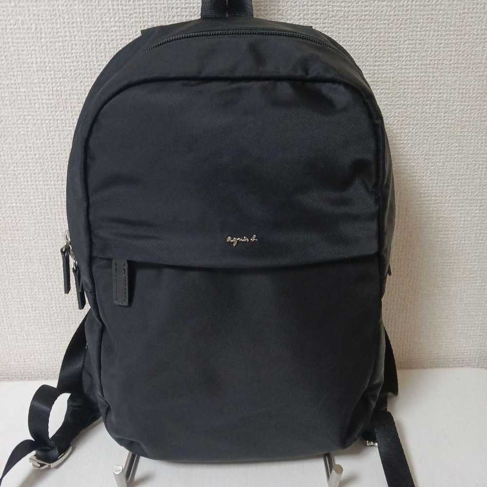 1402 Agnes B. Luc backpack black excellent condit… - image 1