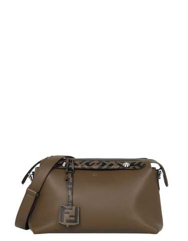 Fendi Brown Leather Monogram By The Way Medium Bos