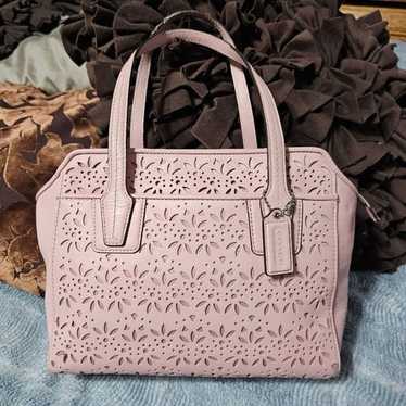 Coach Bette Laser Cute Mini Tote Purse with Crossb