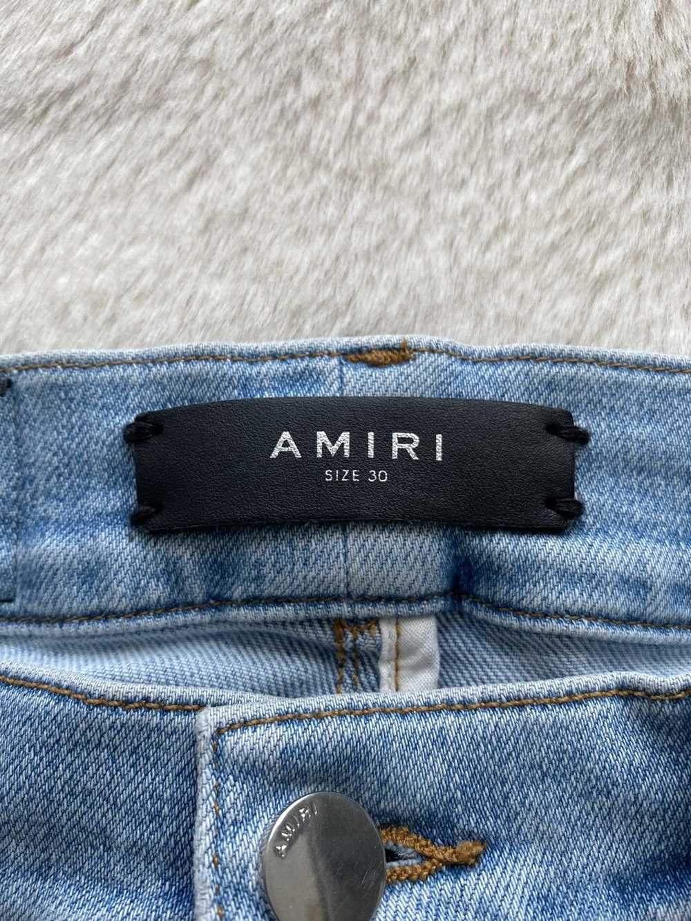 Amiri Amiri Indigo Painter Destroyed Denim Jeans - image 2