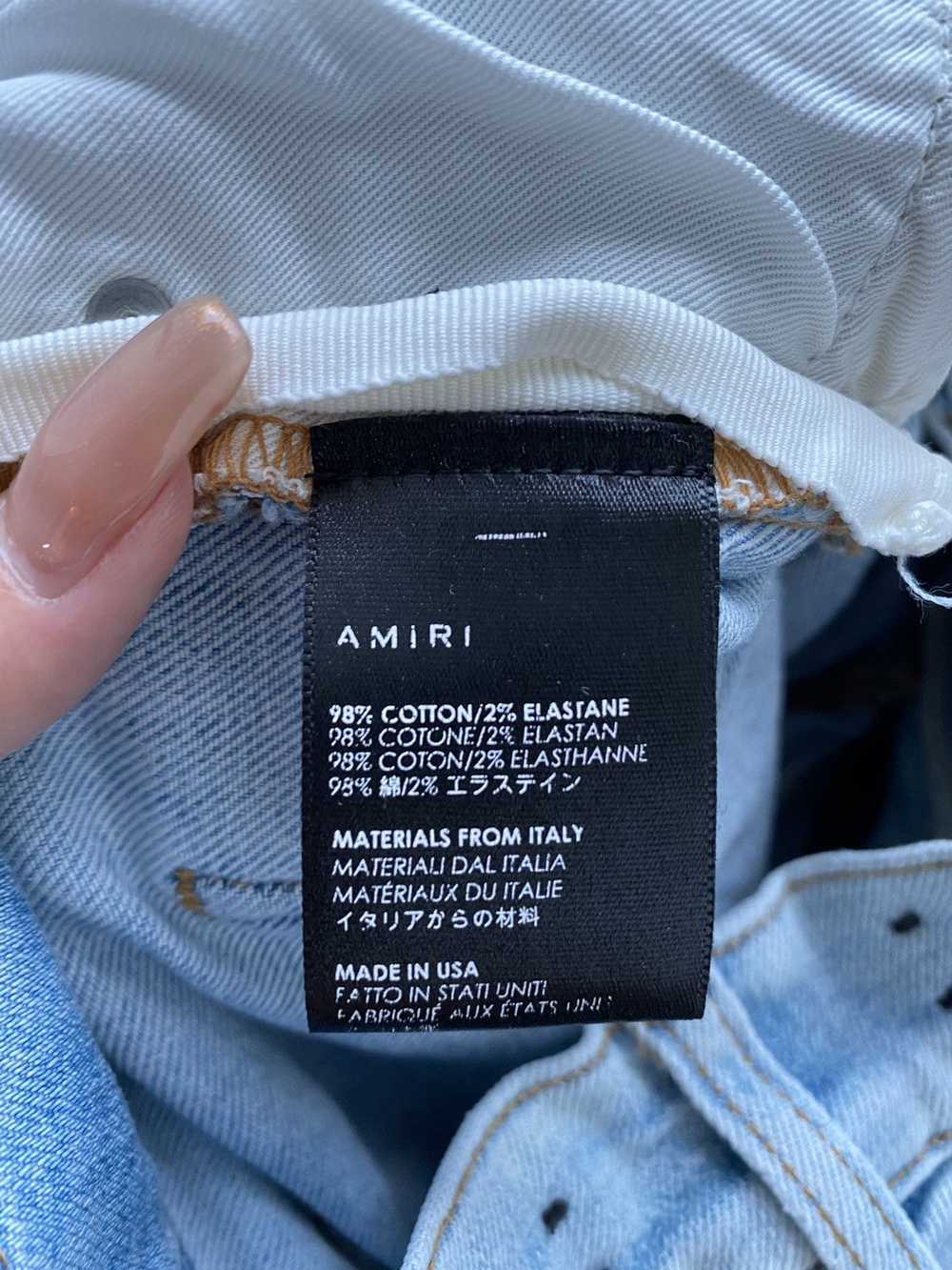 Amiri Amiri Indigo Painter Destroyed Denim Jeans - image 3