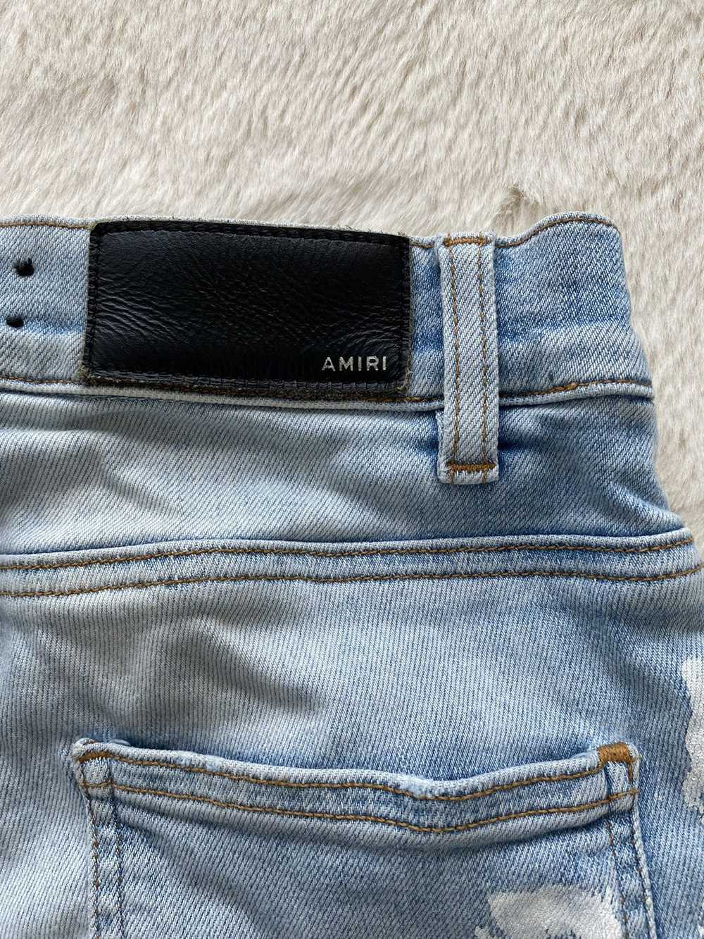 Amiri Amiri Indigo Painter Destroyed Denim Jeans - image 7