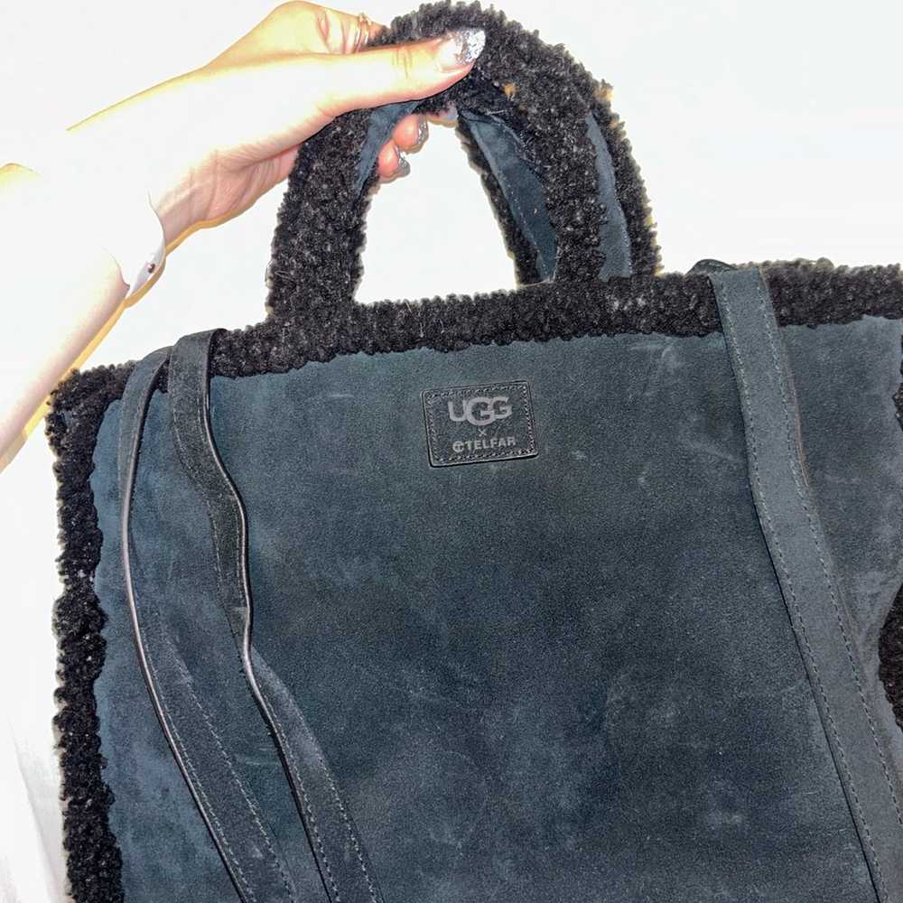 ugg x telfar bag medium black - image 2