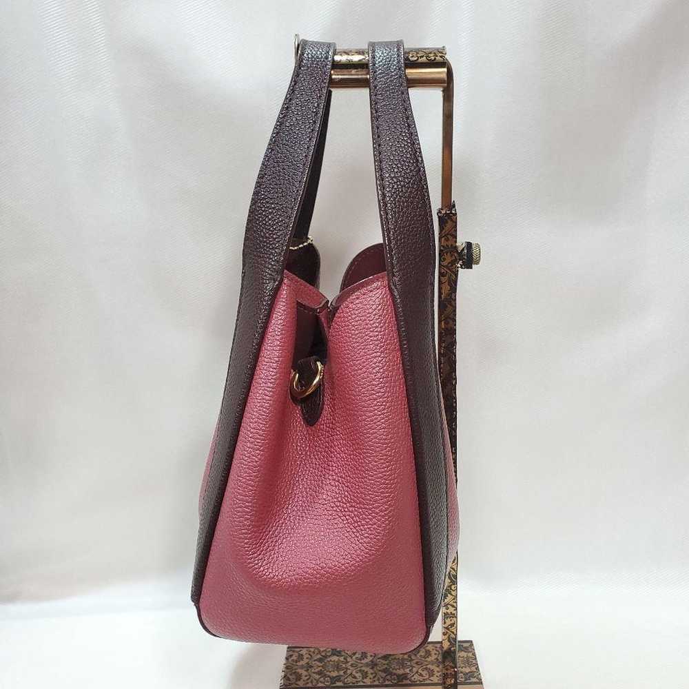 Coach Bag Wine Red Shoulder Bag 2way - image 4