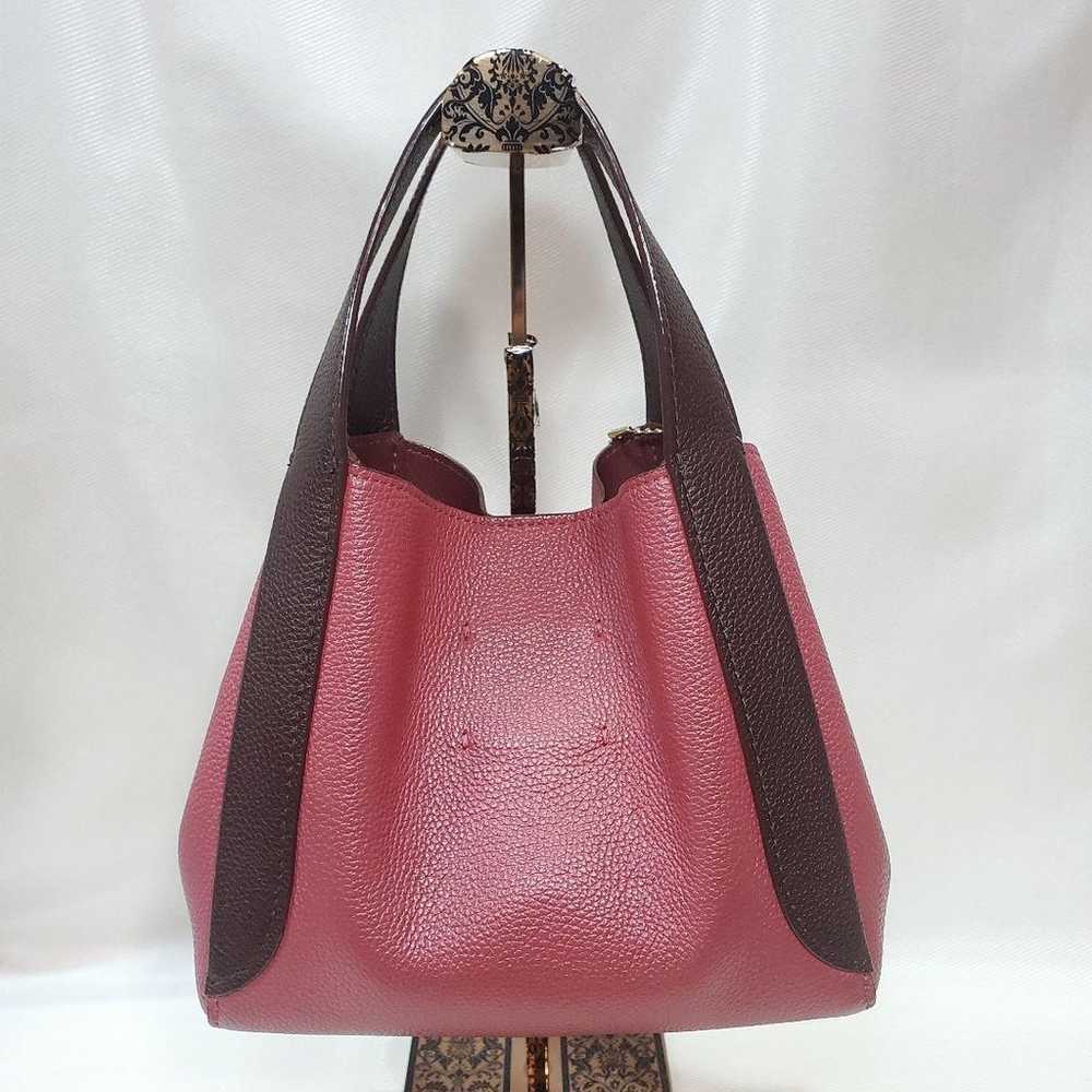 Coach Bag Wine Red Shoulder Bag 2way - image 5