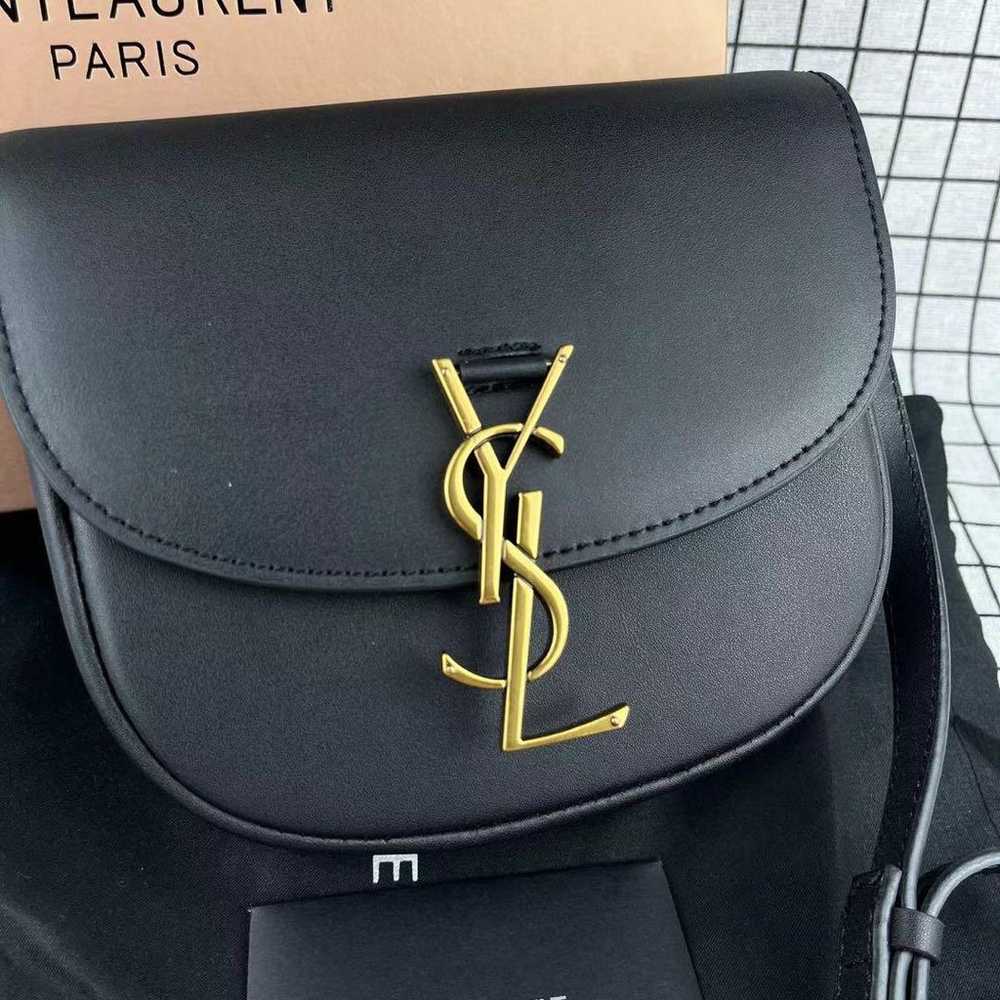 Yves Saint Laurent Shoulder Bag with Box, Black - image 5