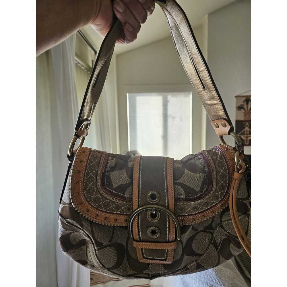 Coach Signature Brown Canvas Limited Edition Whip… - image 5