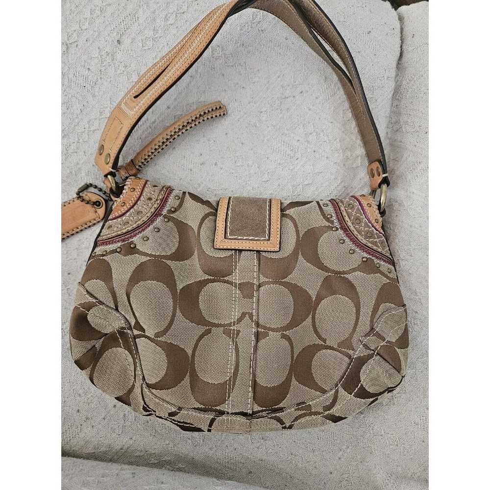 Coach Signature Brown Canvas Limited Edition Whip… - image 8