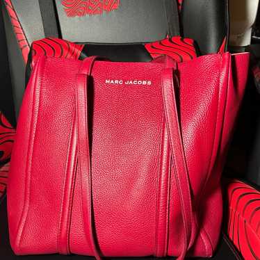 Marc Jacobs tote bag medium red leather - image 1