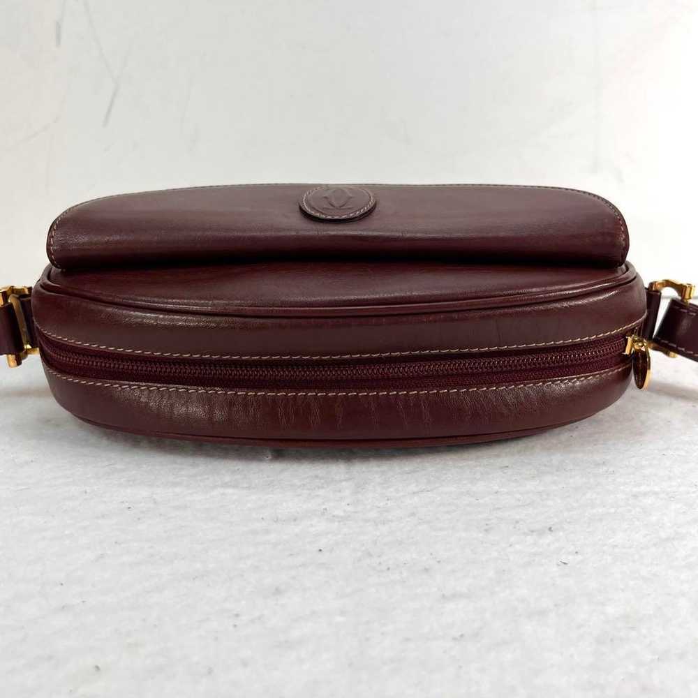 Cartier Must Line Shoulder Bag Crossbody Calf Lea… - image 7