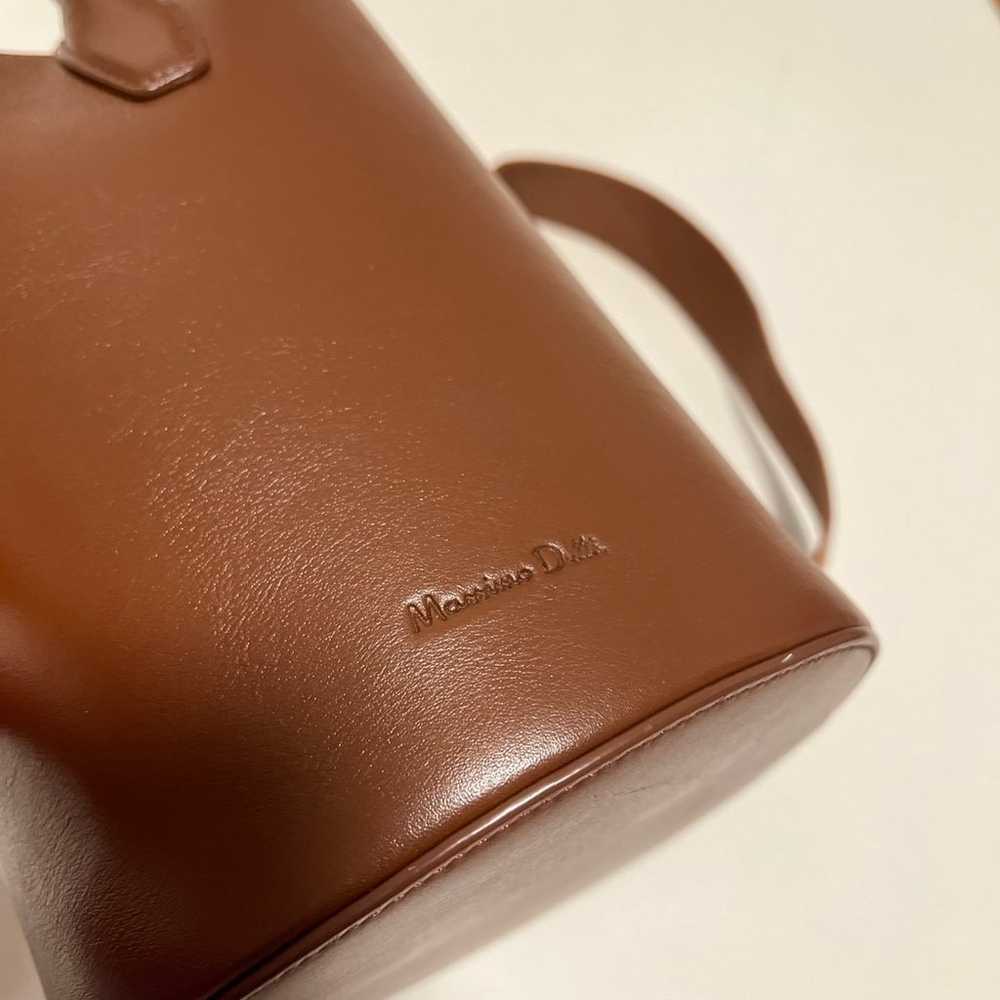 Massimo dutti brown leather bucket bag - image 3