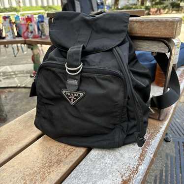 PRADA Black Nylon Backpack