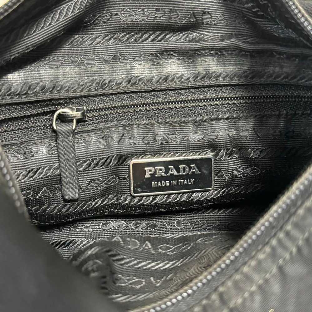 PRADA Shoulder Bag with Triangular Plate, Belt, a… - image 6