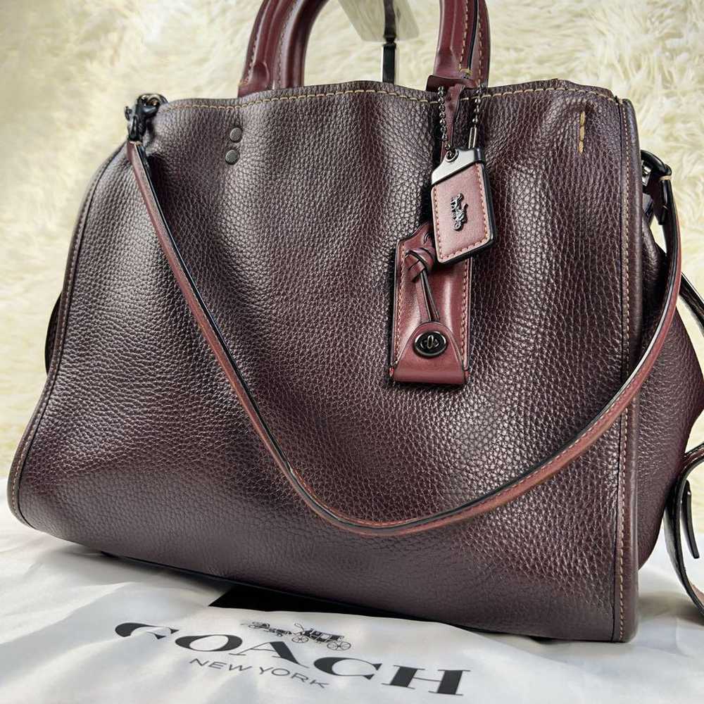 Popular and rare! ✨ Coach Rogue 30 2WAY Shoulder … - image 1