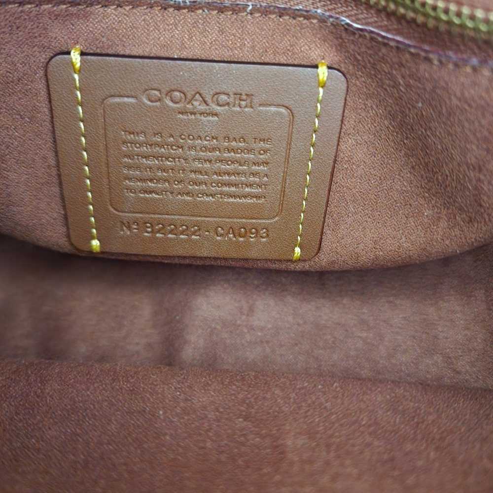 Coach Willow Saddle Bag EUC Signature Rust - image 6