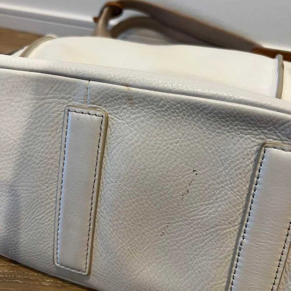 FOSSIL White Leather Handbag - image 5