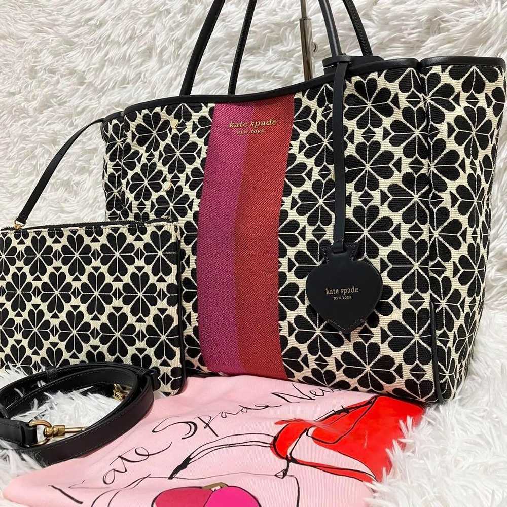 ✨Unused Class✨Kate Spade Tote Bag Flower Jacquard… - image 1