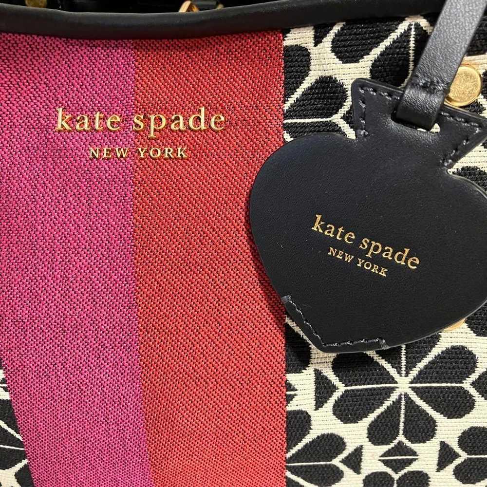 ✨Unused Class✨Kate Spade Tote Bag Flower Jacquard… - image 3