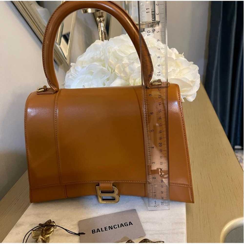 Balenciaga Hourglass leather handbag - image 8